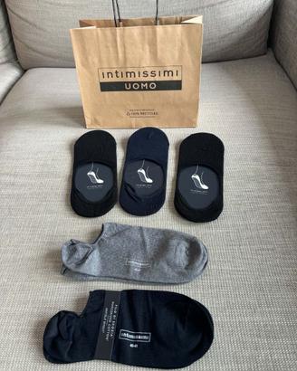 5 x CALZA FANTASMINO INTIMISSIMI ANTISCIVOLO 40-41