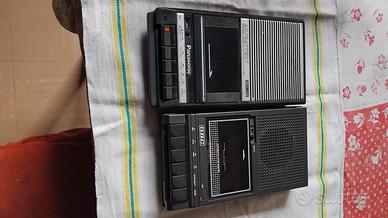 rgistregistratore a cassette vintage 