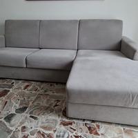 Divano letto con Penisola e con contenitore