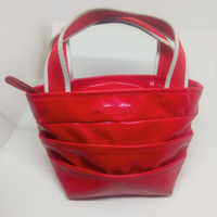 Borsetta REDWALL, vernice rossa