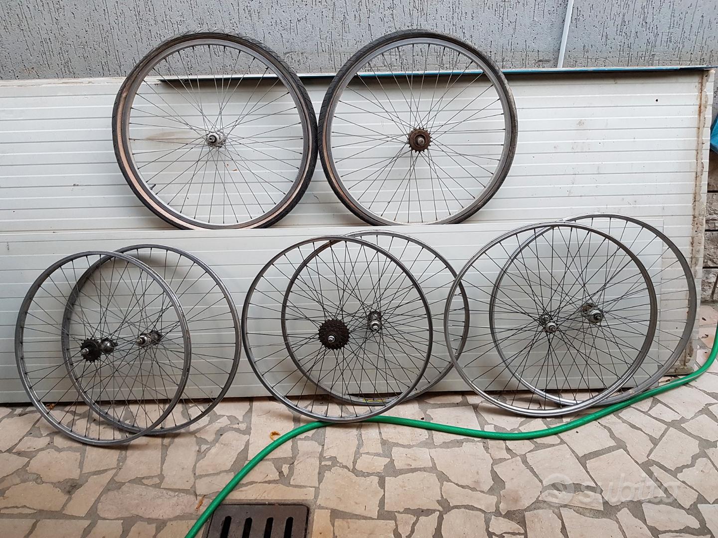 Set De Roues VTT 26" Shimano 8/9/10v – Avec Pneus Et Freins V-brake – Neuf