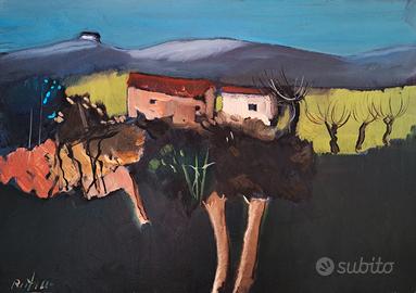 Piero BERTACCO (1924-1984), quadro olio su tela