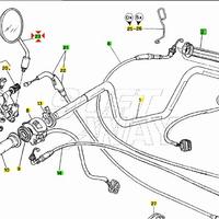 Specchio sx Moto Guzzi California EV GU03769400