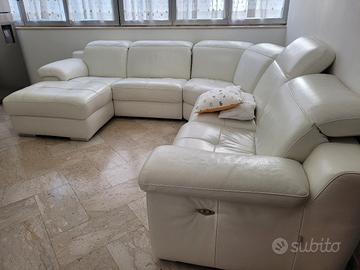 DIVANO IN PELLE DOPPIA