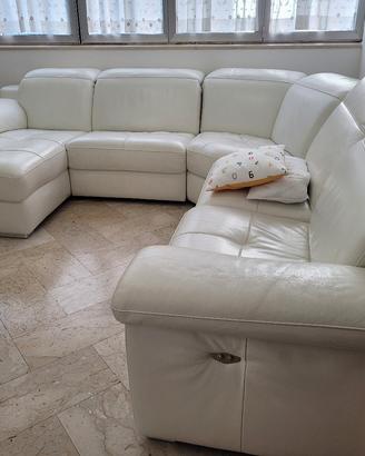 DIVANO IN PELLE DOPPIA