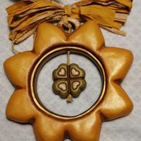 Thun addobbo cornice a stella e quadrifoglio dentr