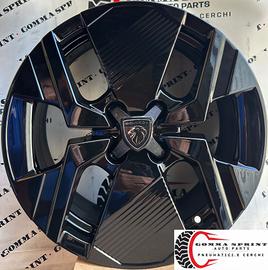 4 CERCHI IN LEGA ORIGINALI RAGGIO 17 PEUGEOT 2008