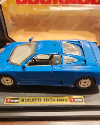modellino Burago Bugatti 11gb 1991
