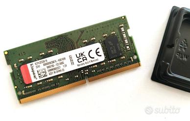 MEMORIA RAM KINGSTON 16 GB DDR4 SODIMM NOTEBOOK