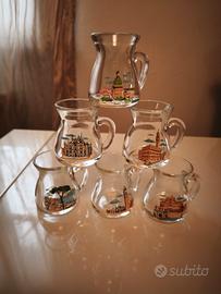Set 6 Bicchierini Vintage Rastal Città Italiane