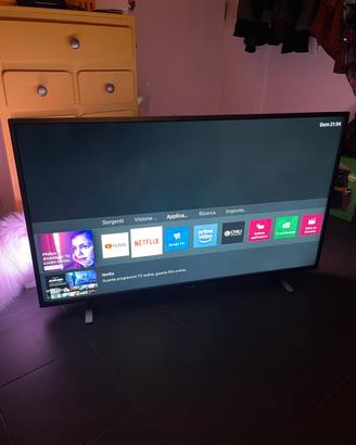 Smart tv Philips 4k Ultra HD, 50 pollici Ambilight
