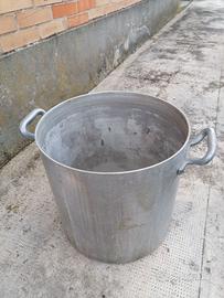 Pentolone professionale in alluminio con coperchio