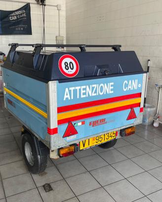 Carrello trasporto cani Ellebi