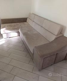 Divano grigio 270 cm