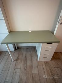Scrivania ufficio IKEA (verde salvia/ALEX).