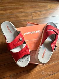 Podoline scarpe ortopediche rosse