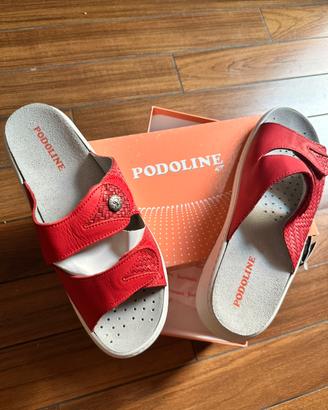 Podoline scarpe ortopediche rosse