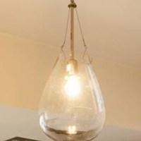 Lampada di design a sospensione in vetro
