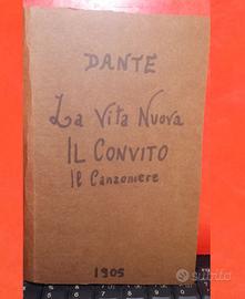 Antico Libro  Dante   1905