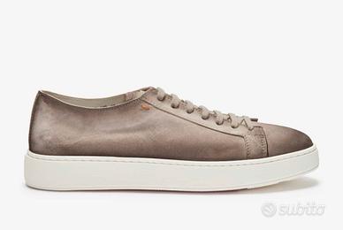 SANTONI Sneaker Uomo Beige – Nuove con scatola