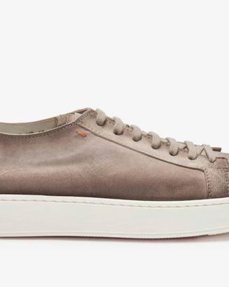 SANTONI Sneaker Uomo Beige – Nuove con scatola