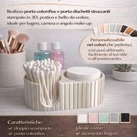 Porta cotonfioc e dischetti struccanti personalizz