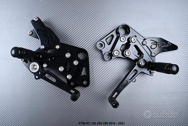 Pedane arretrate KTM RC 125 250 390 2014 - 2021