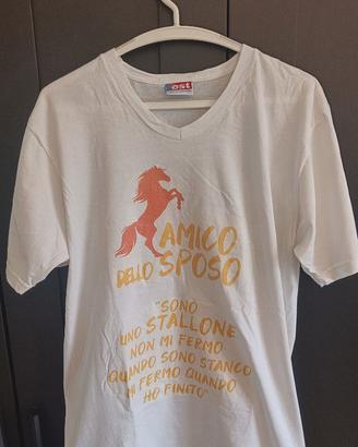 T-shirt addio al celibato "Amico dello sposo"