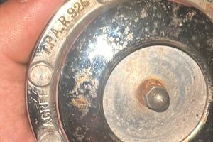 Clacson originale Cev 220 cromato vespa px / moto