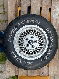 Cerchio e gomma jeep 15”