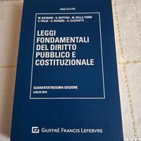 Libro Leggi Fondamentali del Diritto Pubblico 