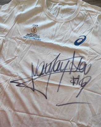 T-shirt Asics autografata Ivan Zaytsev