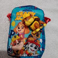 Paw Patrol tracolla +Rubble figure action omaggio 