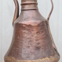 Vecchia oliera in rame 