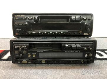 Pioneer coppia autoradio a cassetta