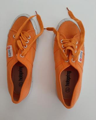 Scarpe da ginnastica n. 37 arancioni