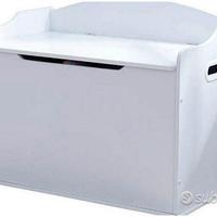 KidKraft Austin Toy Box bianco  cassapanca portag