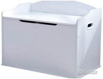 KidKraft Austin Toy Box bianco  cassapanca portag
