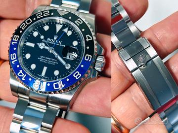 Rolex Gmt Batman NOS pellicolato 116710BLNR 2018