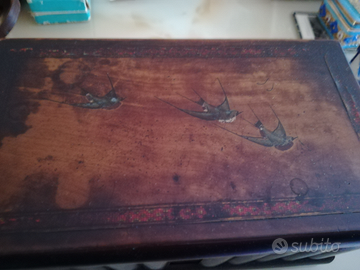Piccola cassetta legno vintage