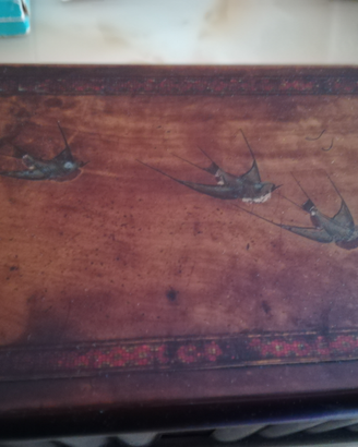 Piccola cassetta legno vintage