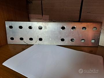 piastra alluminio 57x12x5 