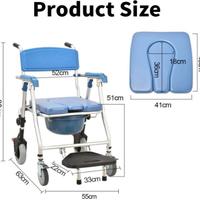 Sedia da Toilette Anziani - NUOVA ANCORA IMBALLATA