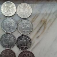 Lotto 8 monete Lire anno 1939 1940