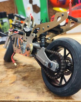 moto RC 1/5 ducati 999r elettrica radiocomandata 