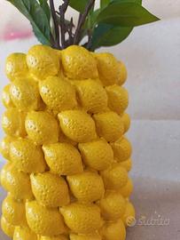 Vaso con limoni 22 cm
