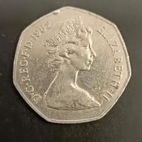 Moneta 50 Fifty Pence 1982