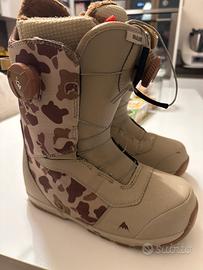 Scarponi snowboard burton ruler boa uomo numero 41