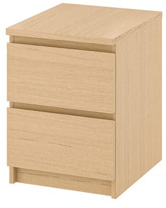 2 Comodini Ikea Malm