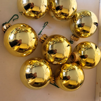 Palle natalizie color oro